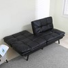 LOVMOR Convertible Memory Foam Futon Couch Bed, Modern Folding Sleeper Sofa - 2 of 4