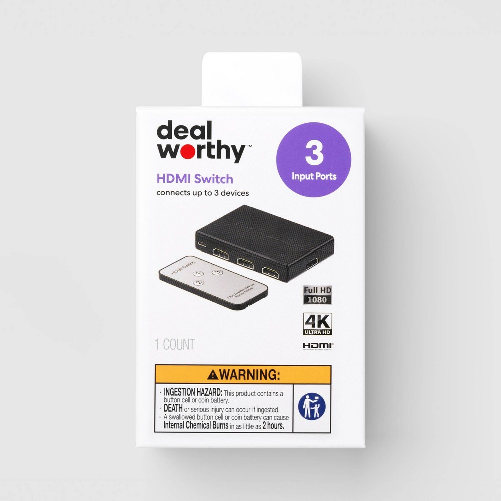 HDMI Switch Port 3 - Dealworthy™