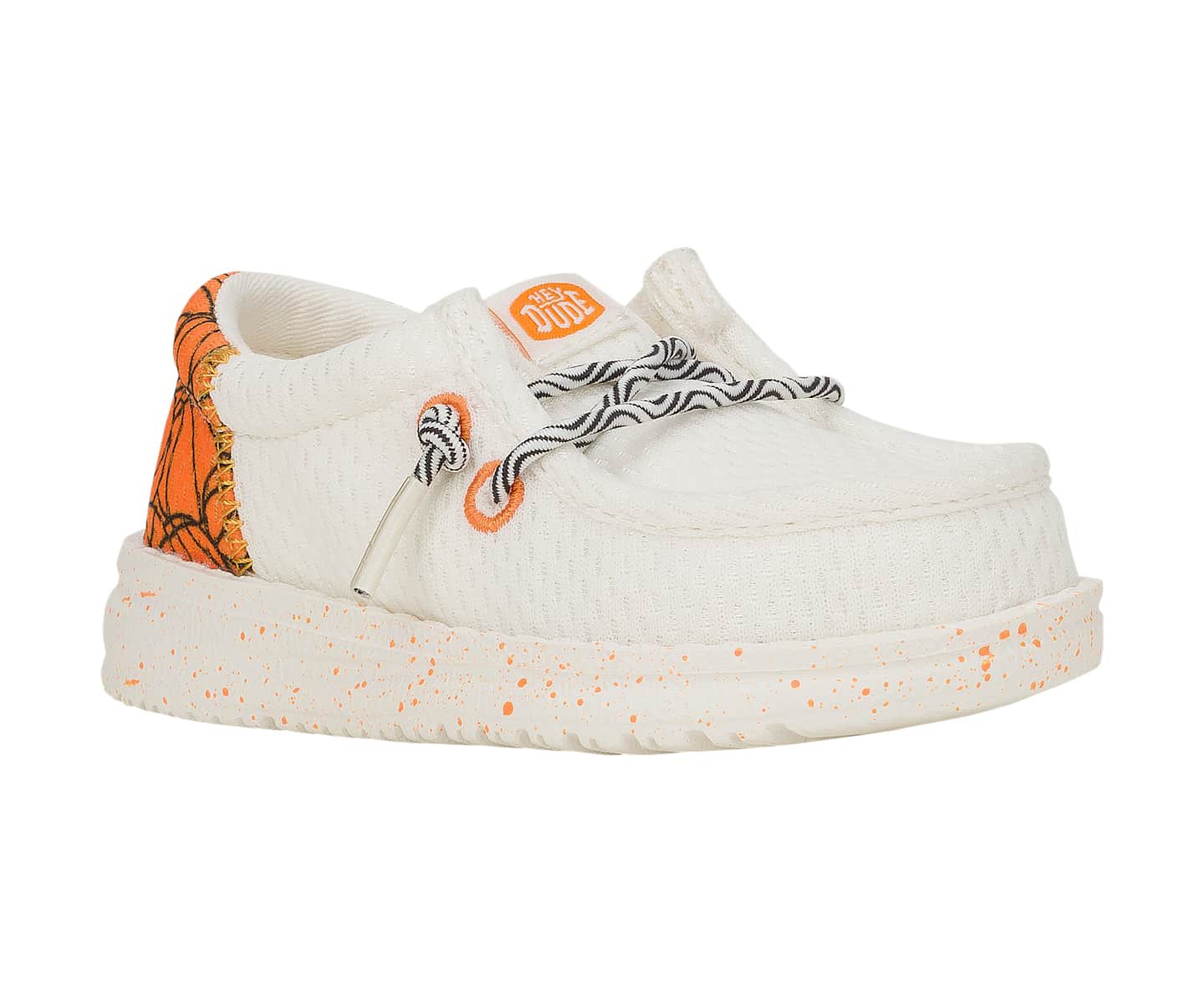 Детские кроссовки HEYDUDE Men Wally Funk Toddler Sports, White, 7, цвет: Белый — фото 5