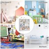 Kids Bookshelf and Toy Storage, 3-Tier Wooden Toy Storage Unit with Shelves and Compartments, Freestanding Kids Bookcase for Playroom, Bedroom - 2 of 4