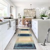 Washable Modern Bordered Rug Non Slip Low Pile Rug Soft Contemporary Throw Floor Cover Foldable Indoor Carpet for Living Room Bedroom Playroom - 3 of 4