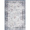 Coucheta Machine Washable Runner Rug, Non-Slip Low Pile Vintage Distressed Carpet for Kitchen Hallway Bedroom Entryway,Multiple sizes and colors - 2 of 4