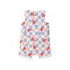 Andy & Evan  Infant  Checkered Pop Woven Romper & Hat - 4 of 4