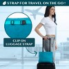 PAVILIA Travel Blanket and Pillow, Warm Soft Fleece 2-IN-1 Combo Large Compact Set for Airplane Camping Car Trips - 3 of 4