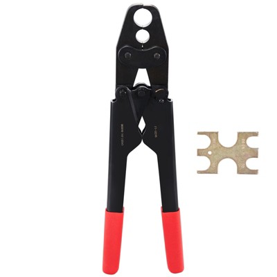 thumbnail image 2 of VEVOR Hydraulic Copper Pipe Crimper Pro Press Tool Kit With 1/2, 3/4, 1 Inch Jaws - AL-1632 2 of 6