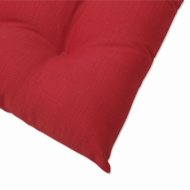 2pk Outdoor/Indoor Wrought Iron Seat Cushion Set Splash Flame Red - Pillow Perfect, 6 of 10