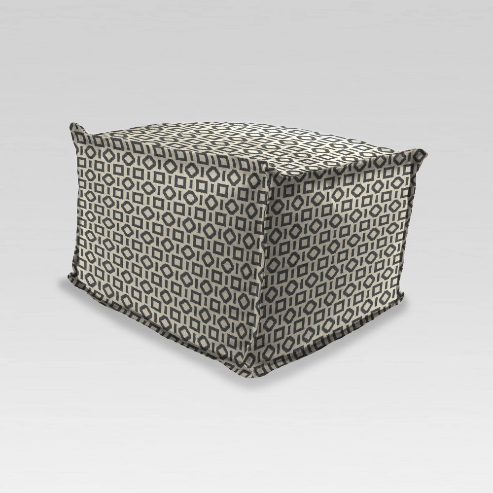 Outdoor Ottoman Seat Cushion Shadow - Jordan Manufacturing