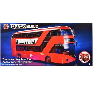 Skill 1 Model Kit Routemaster Double-Decker Bus "Transport for London" Snap Together Plastic Model Kit by Airfix Quickbuild - 1 of 4