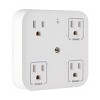 Philips 4-Outlet WiFi Controlled Grounded Tap - White - image 3 of 4