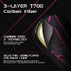 LUZZ Pickleball Paddle, Thermoformed T700 Carbon Fiber Pickleball Paddles Friction Surface for Spin Composite Pickle Ball Rackets for Players - 3 of 4