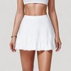 Anna-Kaci Active Women's Ruffle Hem High Waist Skort Built-In Shorts Stretch Waistband Flowy Lightweight Design - 4 of 4