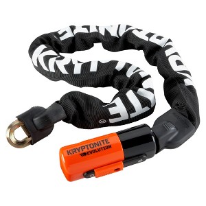 Kryptonite 1090 Evolution Series 4 Chain Lock Keyed 10mm x 90cm End Link Design - 1 of 4