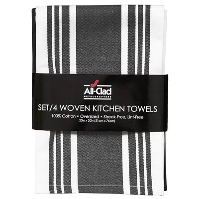 All-Clad Woven Bistro Kitchen Towels, 4-Pack