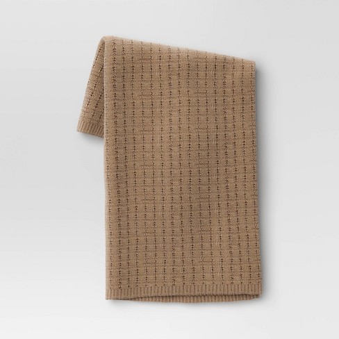 Threshold best sale knit blanket