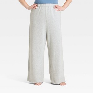 Women's French Terry Fleece Wide Leg Lounge Pants - Wild Fable™ - 1 of 3