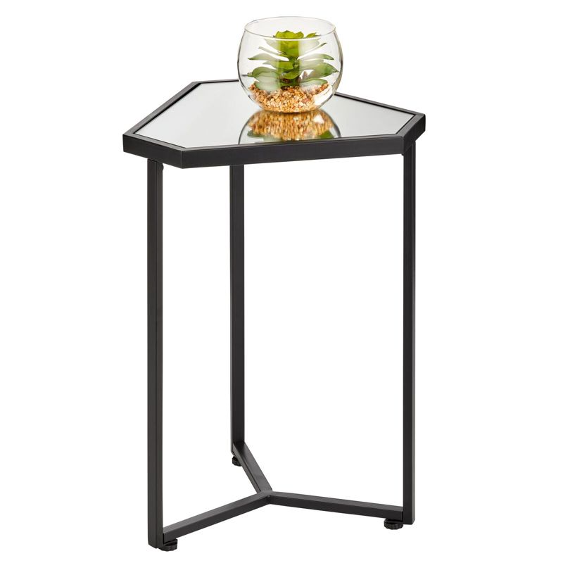mDesign Triangle Inlay Top Accent Table, 1 of 6