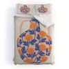 Deny Designs El Buen Limon Vase and Roses collection Duvet and Sham Set - 2 of 4
