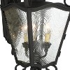 Minka Lavery Vintage Outdoor Wall Light Fixture Coal 3-Light 32 1/4" Clear Textured Glass for Post Exterior Barn Porch Yard Patio - 2 of 3