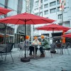 Yescom 13FT XL Large UV 30+ Aluminum Outdoor Patio Umbrella for Table Garden Deck Market Yard Restaurant Hotel Pool Red - 2 of 4