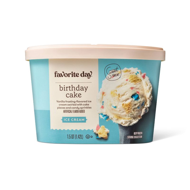Birthday Cake Ice Cream - 1.5qt - Favorite Day&#8482;, 1 of 6