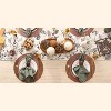 DII Doubleframe Indoor/Outdoor PVC Round Placemat/6, Cinnamon, 13.75" Diameter - 4 of 4