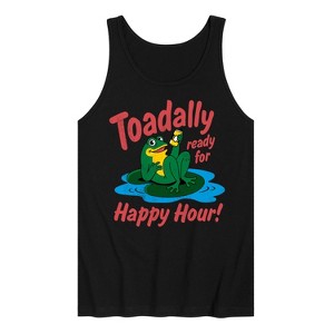 Men's - Instant Message - Toadally Ready For Happy Hour Graphic Tank Top - 1 of 4