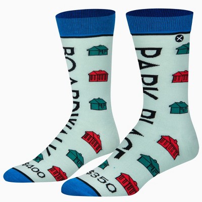Odd Sox, Funny Crew Socks, Monopoly Board Game Assorted Styles, Adult Large 8-12