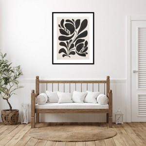 Amanti Art Blooming Joy IV by Danhui Nai Wood Framed Wall Art Print - 1 of 4