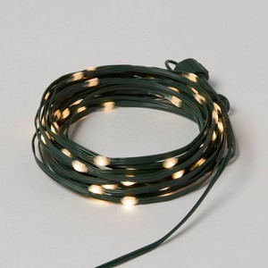 50ct LED Heavy Duty Dewdrop Christmas Indoor Fairy String Lights with Green Wire - Wondershop™ - 1 of 4
