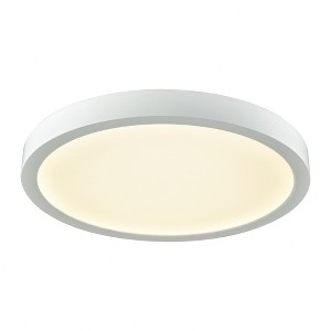 Thomas Lighting Titan 1 - Light Flush Mount in  White - 1 of 2