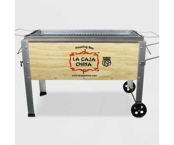 40lb Roaster Wood 40 Pounder Brown - La Caja China