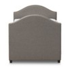 Twin Alessia Modern and Contemporary Fabric Upholstered Daybed with Guest Trundle Bed - Baxton Studio - 3 of 4