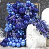 PartyWoo Balloons Metallic Blue Chrome 12 Inch 50 pcs - 3 of 4