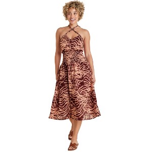 VENUS Womens Halter Midi Dress - 1 of 4