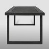 Nestor 6pc Acacia Wood Dining Set - Dark Gray/Light Gray - Christopher Knight Home - 3 of 4