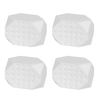 iMountek "4 Pack Jawline Exerciser for Men & Women – Jaw Trainer for Double Chin, Sagging Skin, 3 Resistance Levels" White