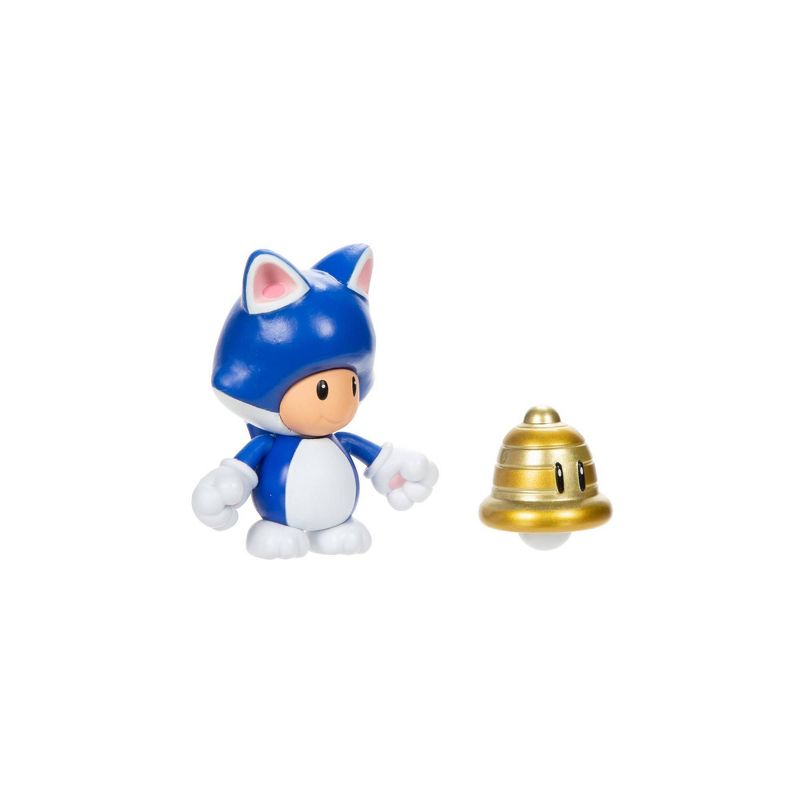 Nintendo Super Mario Cat Toad with Super Bell Action Figure, 4 of 8