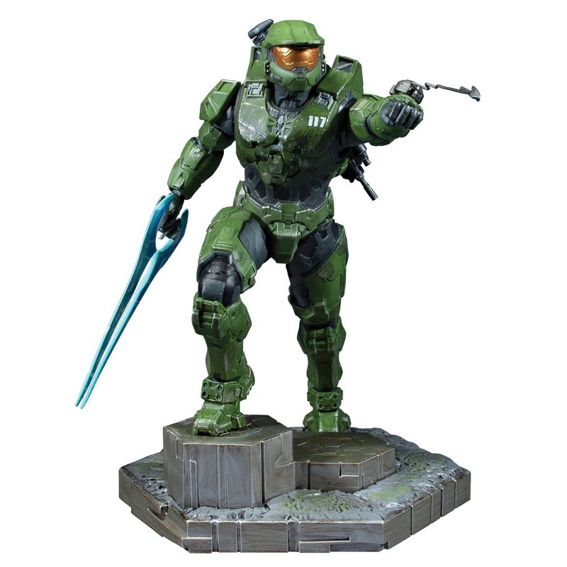 Halo Infinite: Master Chief with Grappleshot 10&#34; PVC Statue, 1 of 13