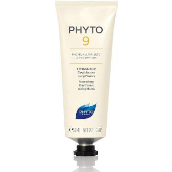 Phyto 9 Nourishing Day Cream with 9 Plants for Ultra Dry Hair (1.76 oz) Nourishing Leave-In Conditioner