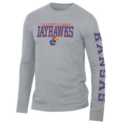 NCAA Kansas Jayhawks Men's Long Sleeve T-Shirt - S