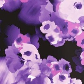 purple blurry floral