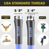 KOTTO Heavy Duty Garden Hose, 5/8" High Flow, Lightweight, Leak-Proof, Flexible Water Hose for Outdoors - 4 of 4