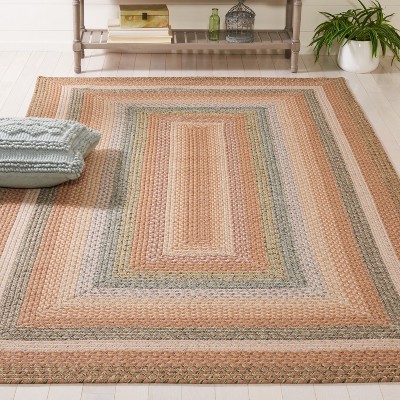 Handmade Reversible Blue Cotton Braided Area Rug 3' x 5'