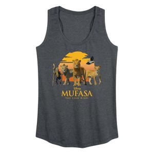 Women's - The Lion King - Sun Group Graphic Racerback Tank - 1 of 4