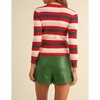 Women's Carol Striped Ribbed Top - AnnieWear - 2 of 4