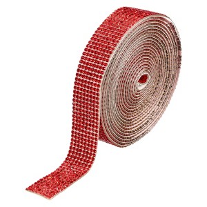 Unique Bargains Self-Adhesive Crafts Decorations Crystal Rhinestone Diamond Ribbons - 1 of 4