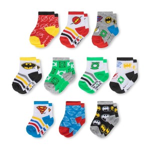 Mickey Mouse Baby Boy's 10-Pack Infant Socks, 0-24 Months (blue) - 1 of 4