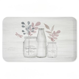 Stupell Industries Simple Wildflower Hope Printed Anti-Fatigue Floor Mat, design by Kim Allen, 30"x18" - 1 of 4