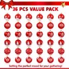 Joyfy 36 Pcs Shatterproof Home Party Decorative Christmas Tree Hanging Ball Ornaments 2.36inch - 2 of 4