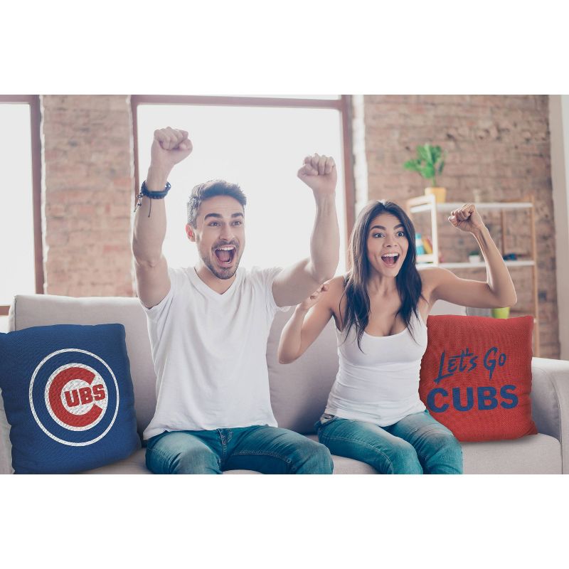 MLB Chicago Cubs Invert Throw Pillow, 3 of 4